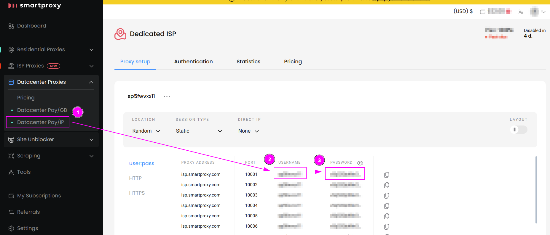 Smartproxy Datacenter Pay IP