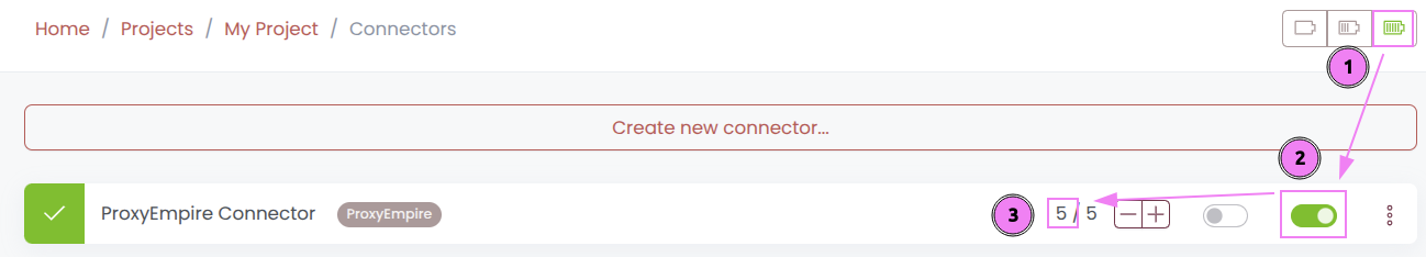 Connector Start