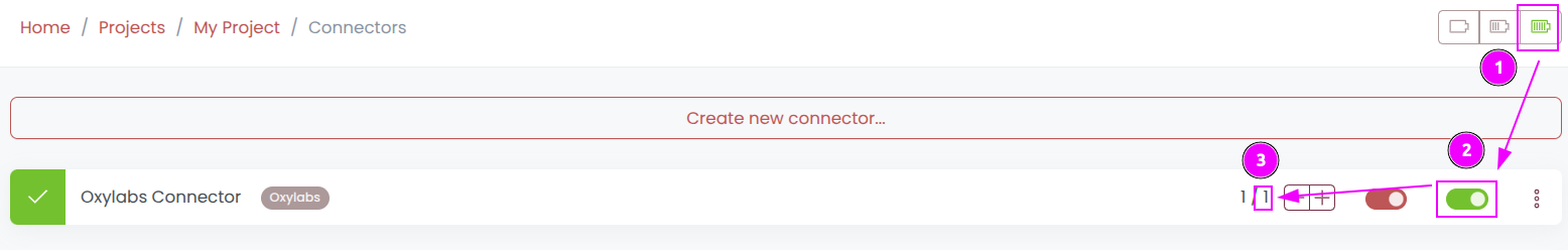 Connector Start